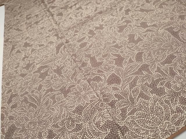 平和屋着物□上質な小紋 草花文 正絹 逸品 AAAZ6913st