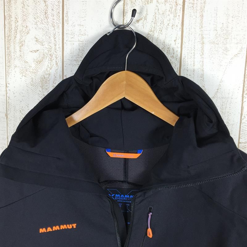 MENs M マムート エイスフィールド ライト ソフトシェル フーディ Eisfeld Light SO Hoody ジャケット  アイガーエクストリーム MAMMUT 1011-00020 ブラック系