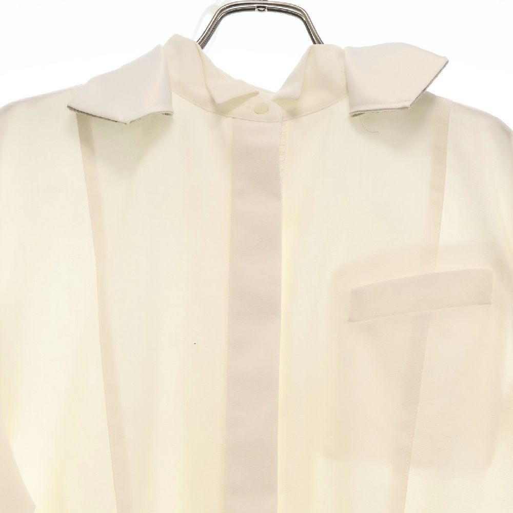 Sacai (サカイ) 21SS レイヤードデザイン バックプリーツ シャツ