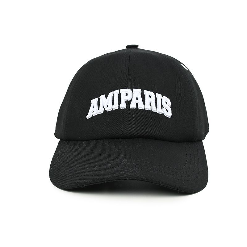 AMI ALEXANDRE MATTIUSSI アミ ブラックニットキャップ 帽子 UHA235 018 009 新品 イタリア正規品