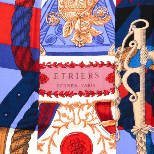 エルメス HERMES スカーフ カレ140 カシミア シルク