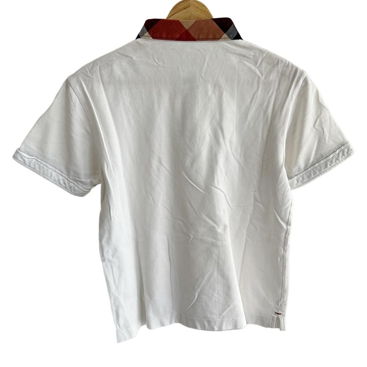 BLACK LABEL CRESTBRIDGE ブラックレーベルクレストブリッジ 半袖ポロシャツ サイズM メンズ - 白×黒×マルチ チェック柄