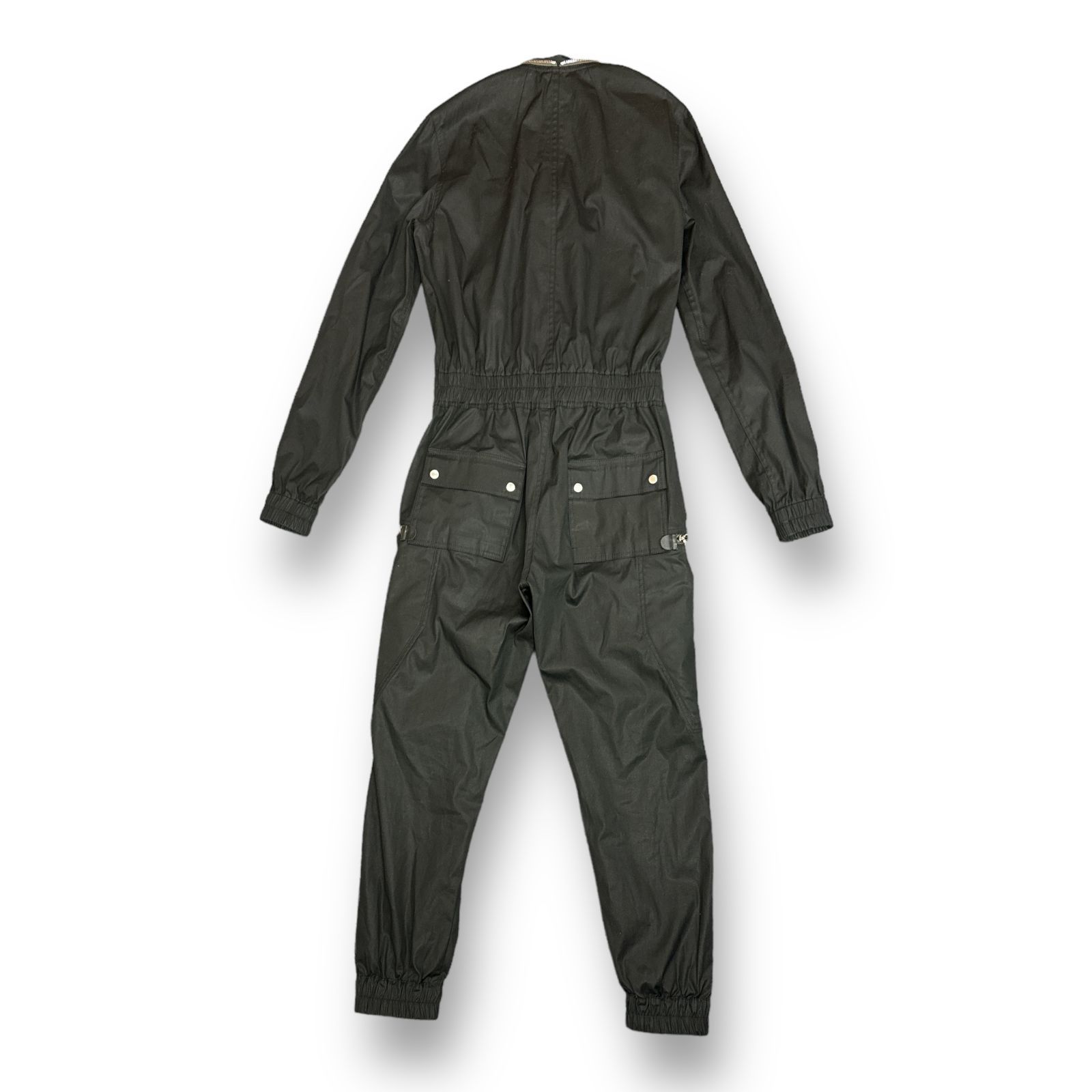 美品 Rick Owens 22SS Larry Bauhaus Flightsuit ラリーバウハウス ファイトスーツ ジャンプスーツ ツナギ  ジップ リックオウエンス RU01B1553-TE 46 66031A