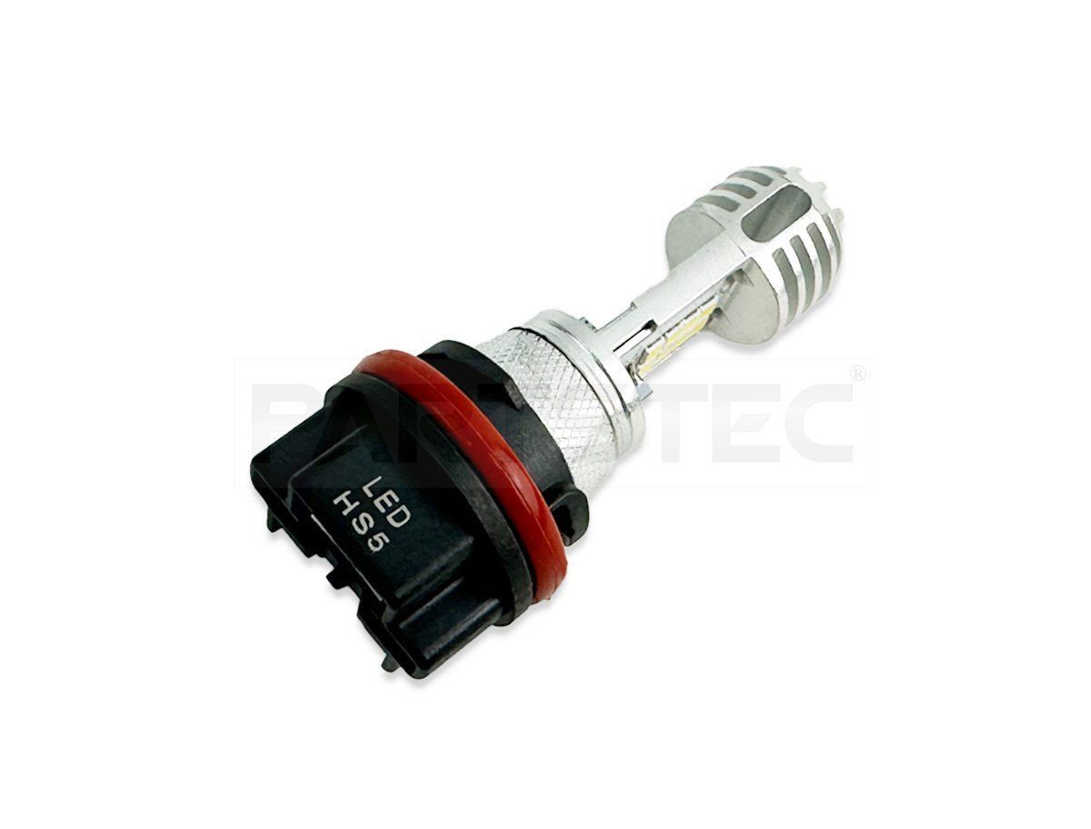 HS5 バイク LED ヘッドライト バルブ Hi/Low 切替 1個 ホワイト 白 AC