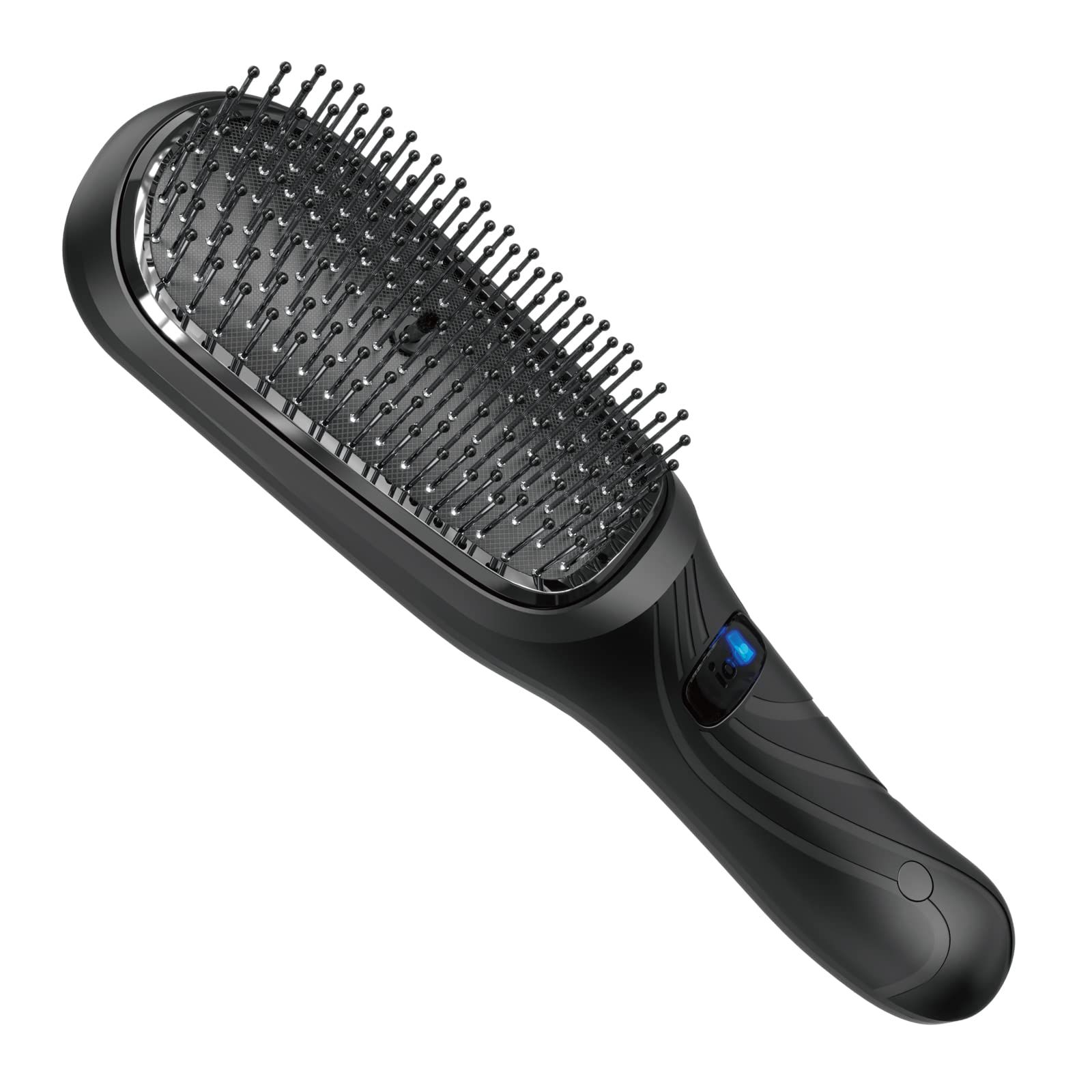 多摩電子工業 Permier Beauty マイナスイオン ヘアブラシ 音波振動 静電気軽減 充電式タイプ ブラック 音波ブラシ コーム くし ブラシ ギフト 家電 かでん 美容 ヘアケア 持ち運び 携帯用 さらツ