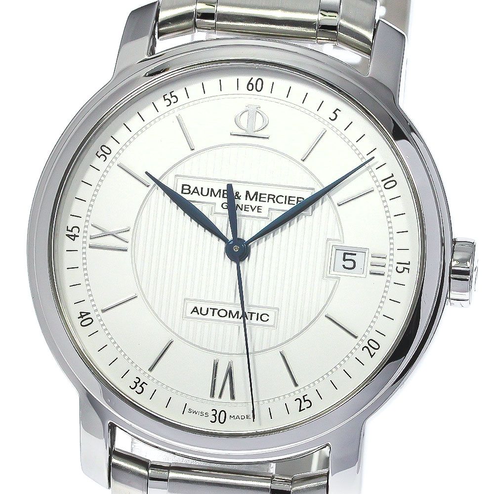 ボーム＆メルシェ Baume & Mercier MOA10085/65615 クラシマ デイト 自動巻き メンズ良品_771448