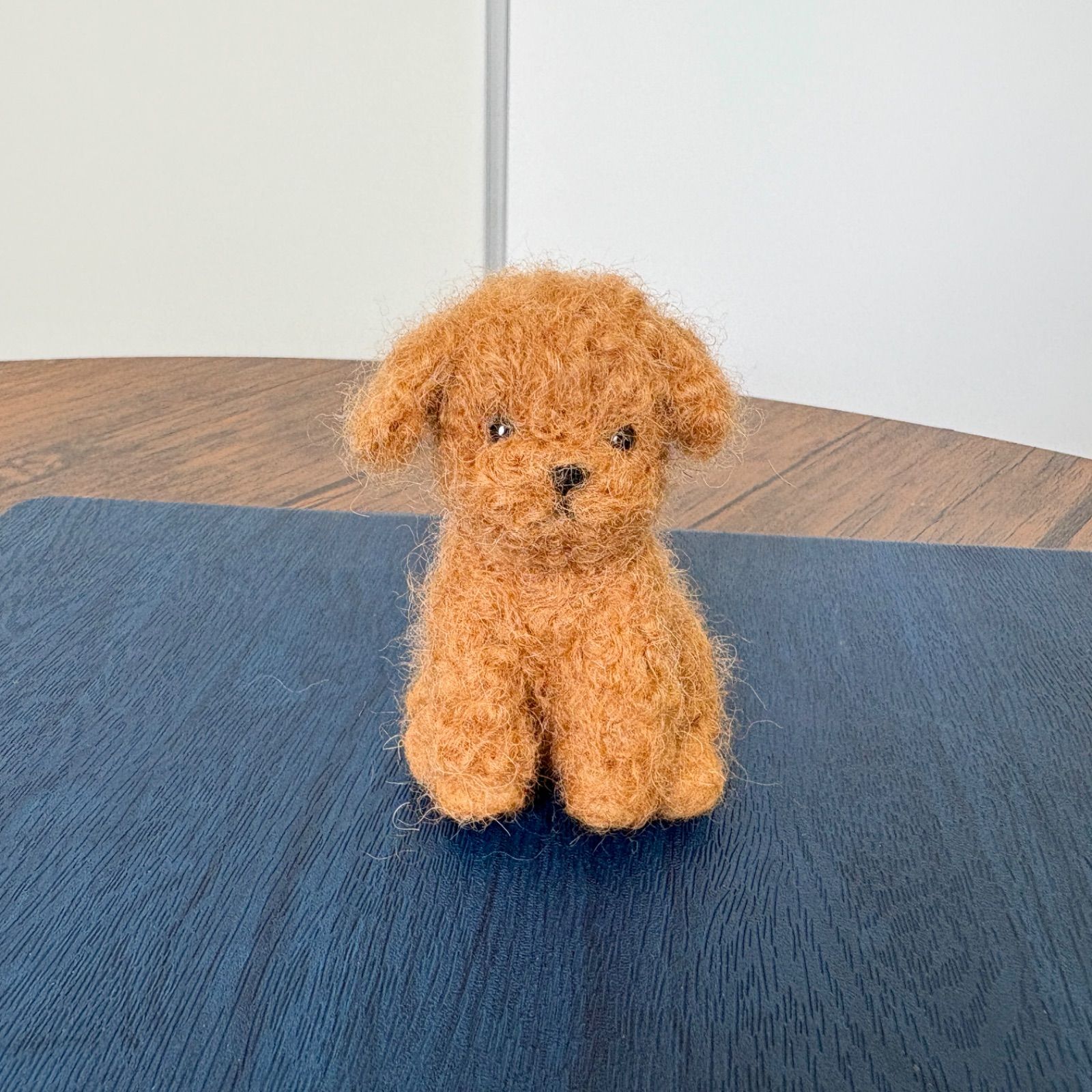 羊毛フェルトハンドメイド仲良し兄妹トイプーちゃん 受注製作羊毛フェルトハンドメイドトイプードル | iichi 日々の