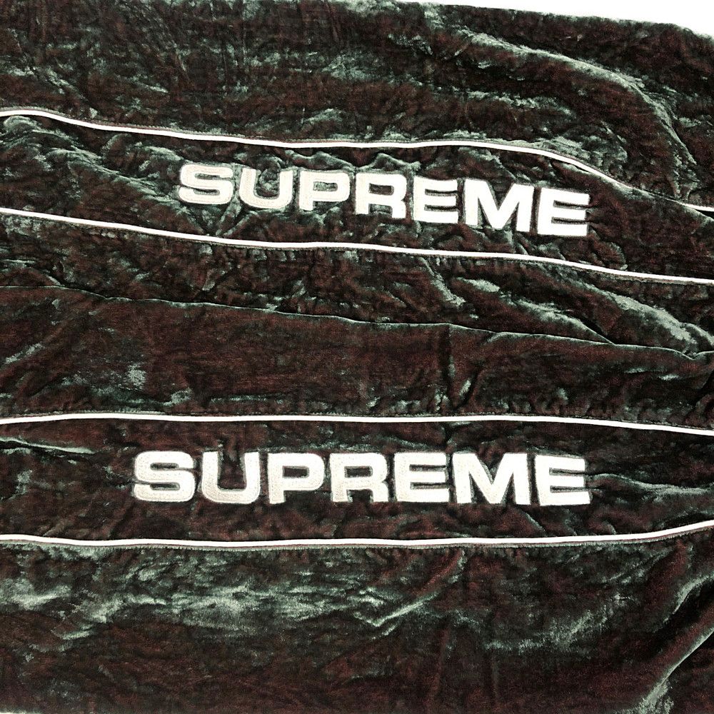 SUPREME シュプリーム 23AW Crushed Velvet Track Pant トラックパンツ