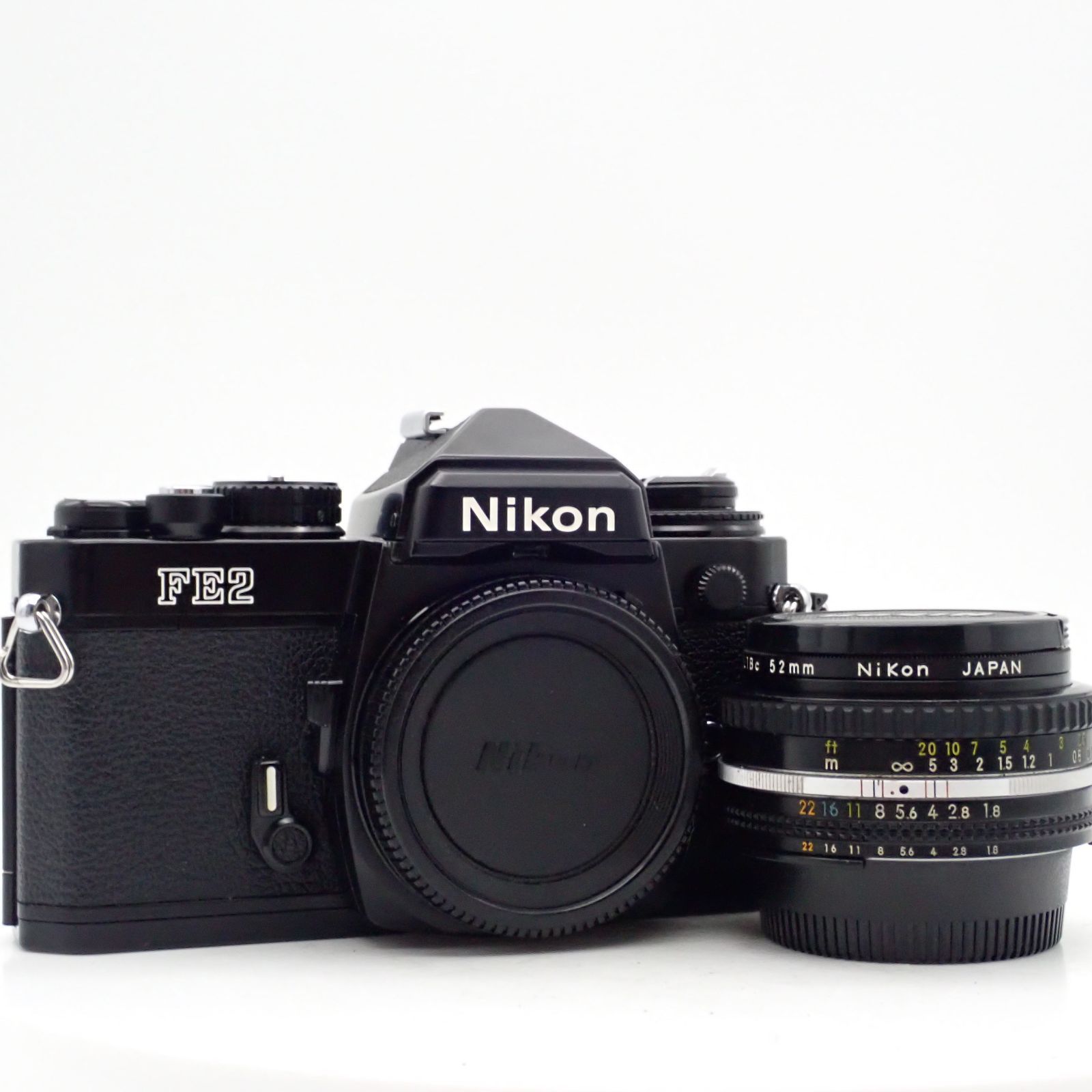 美品 Nikon FE2 ブラック 一眼レフフィルムカメラ Ais Ai-s