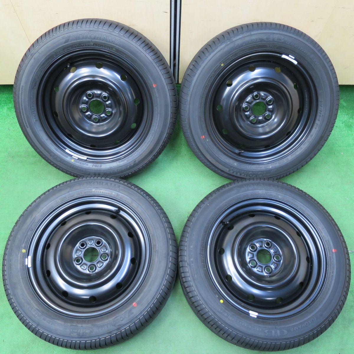 *送料無料* 新車外し！23年トヨタ GR86 スバル BRZ 純正 スチール 205/55R16 ヨコハマ dBデシベル E70 E70J 16インチ PCD100/5H4091104イノ