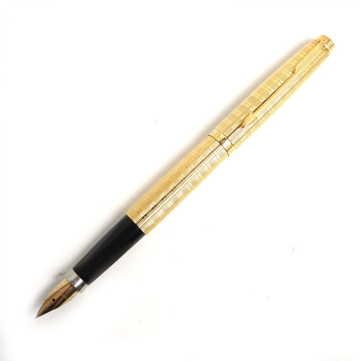 美品◇PARKER パーカー ヴィンテージ 20u ペン先14K キャップ式 万年筆
