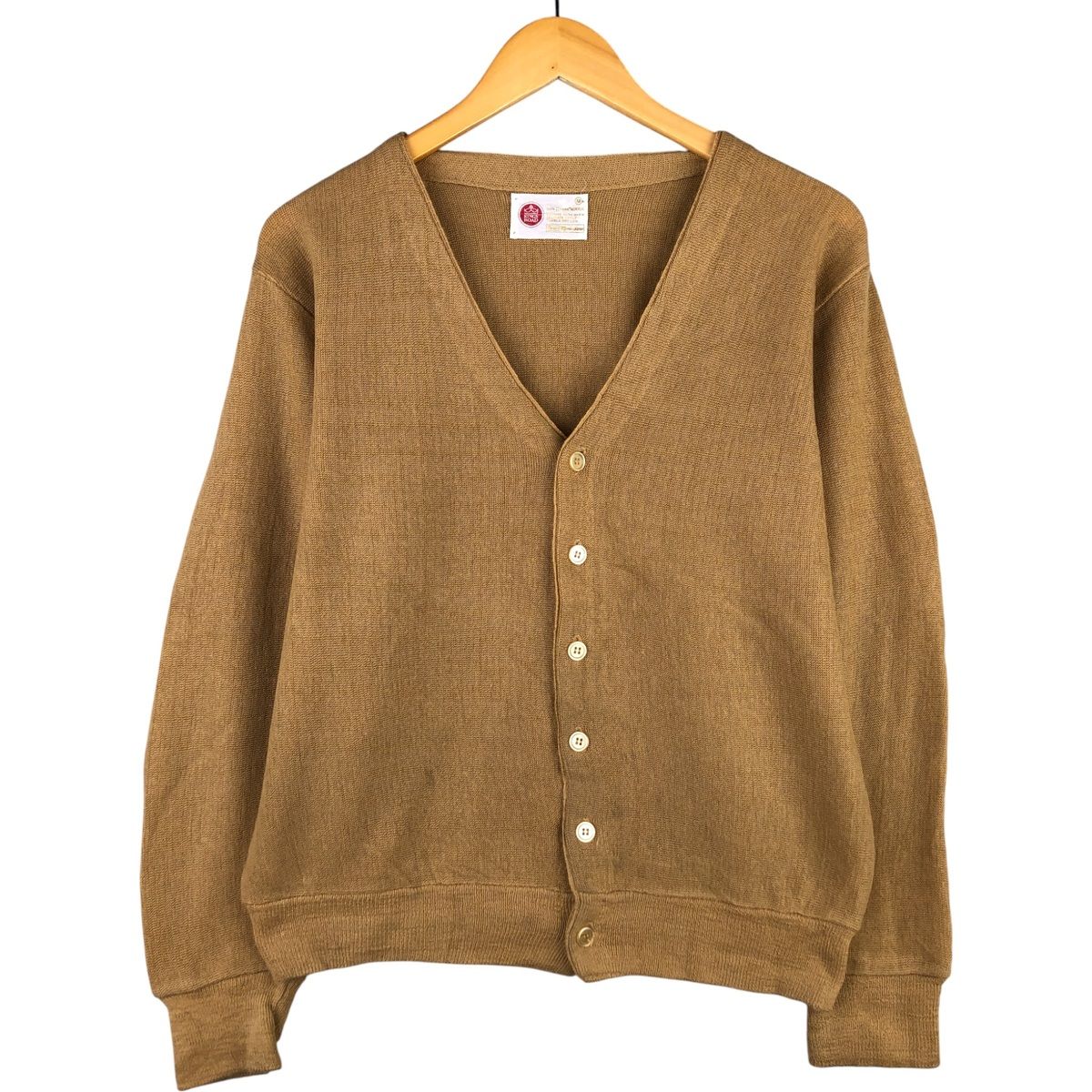 古着 70年代 シアーズ Sears KINGS ROAD キングスロード アクリルニットカーディガン メンズM相当 ヴィンテージ/eaa588841