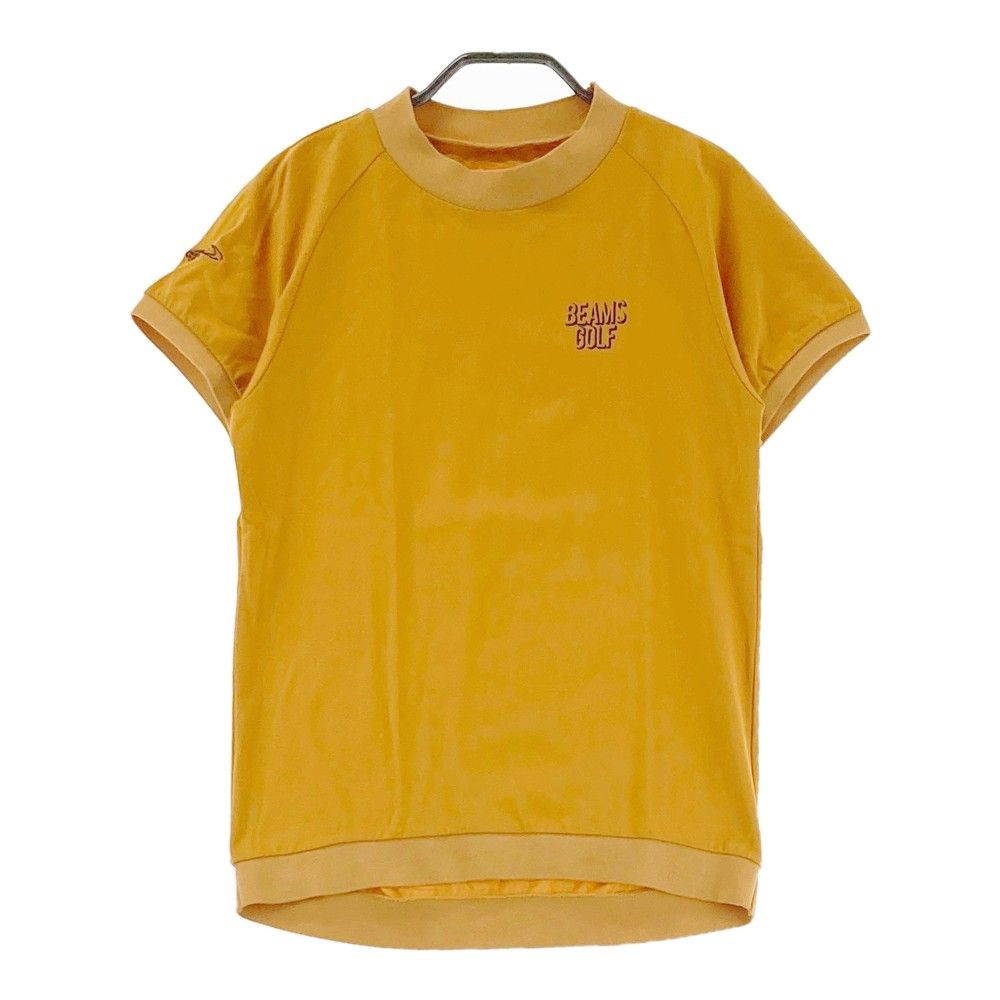 サイズ：M BEAMS GOLF ビームスゴルフ 2023年モデル クルーネック半袖Tシャツ  イエロー系 [240101286720]# ゴルフウェア メンズ ストスト