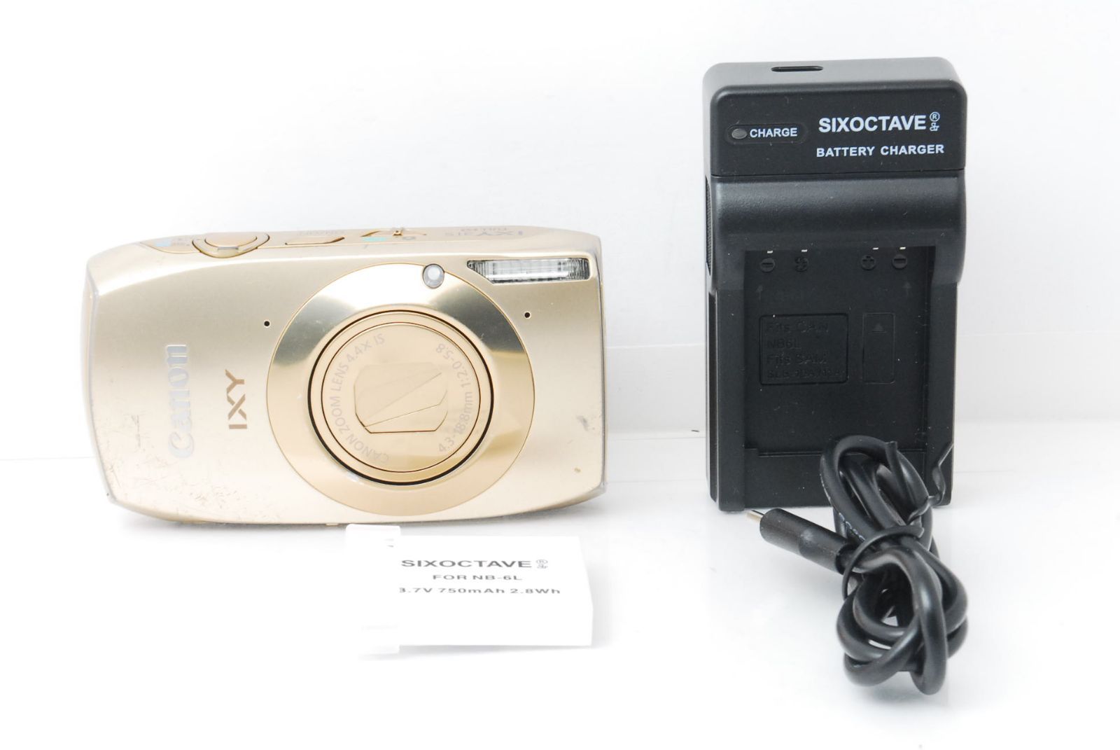 Canon IXY 31S デジカメ ゴールド金色 充電器付き 4435 Canon IXY 31S