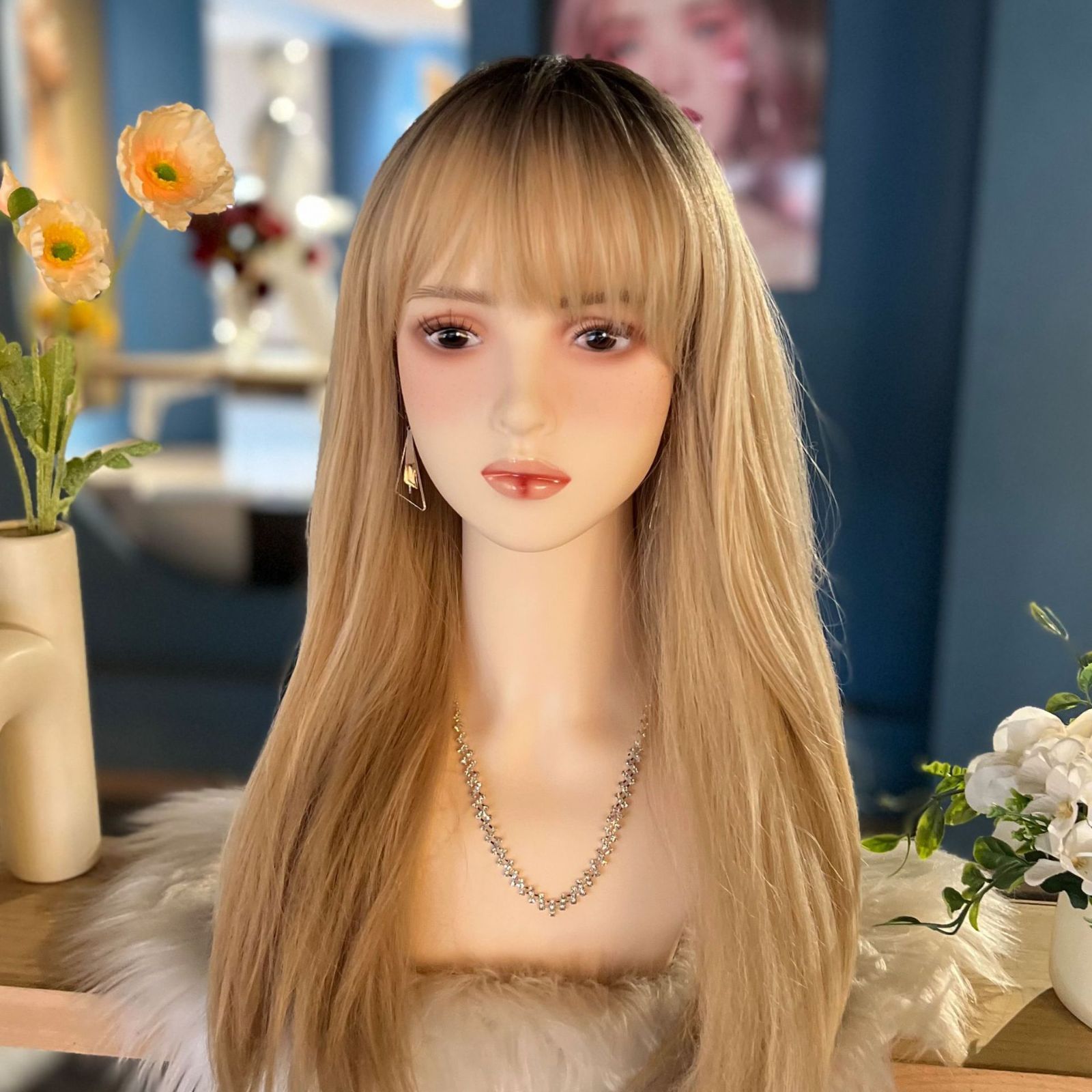 リアル ヘッドマネキン 頭部 ウィッグスタンド マネキンヘッド人形
