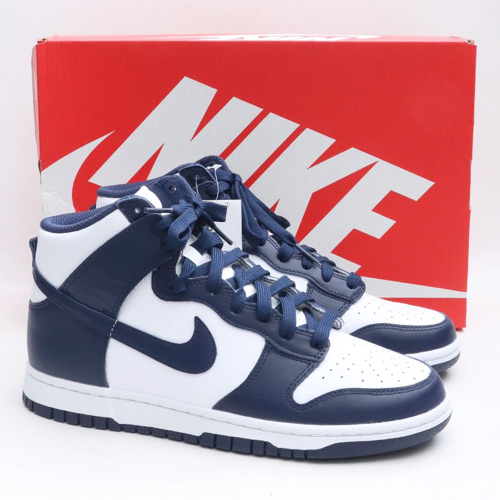 未使用 26.5cm NIKE DUNK HIGH NAVY - GRAIZ-UsedBrand Shop - メルカリ