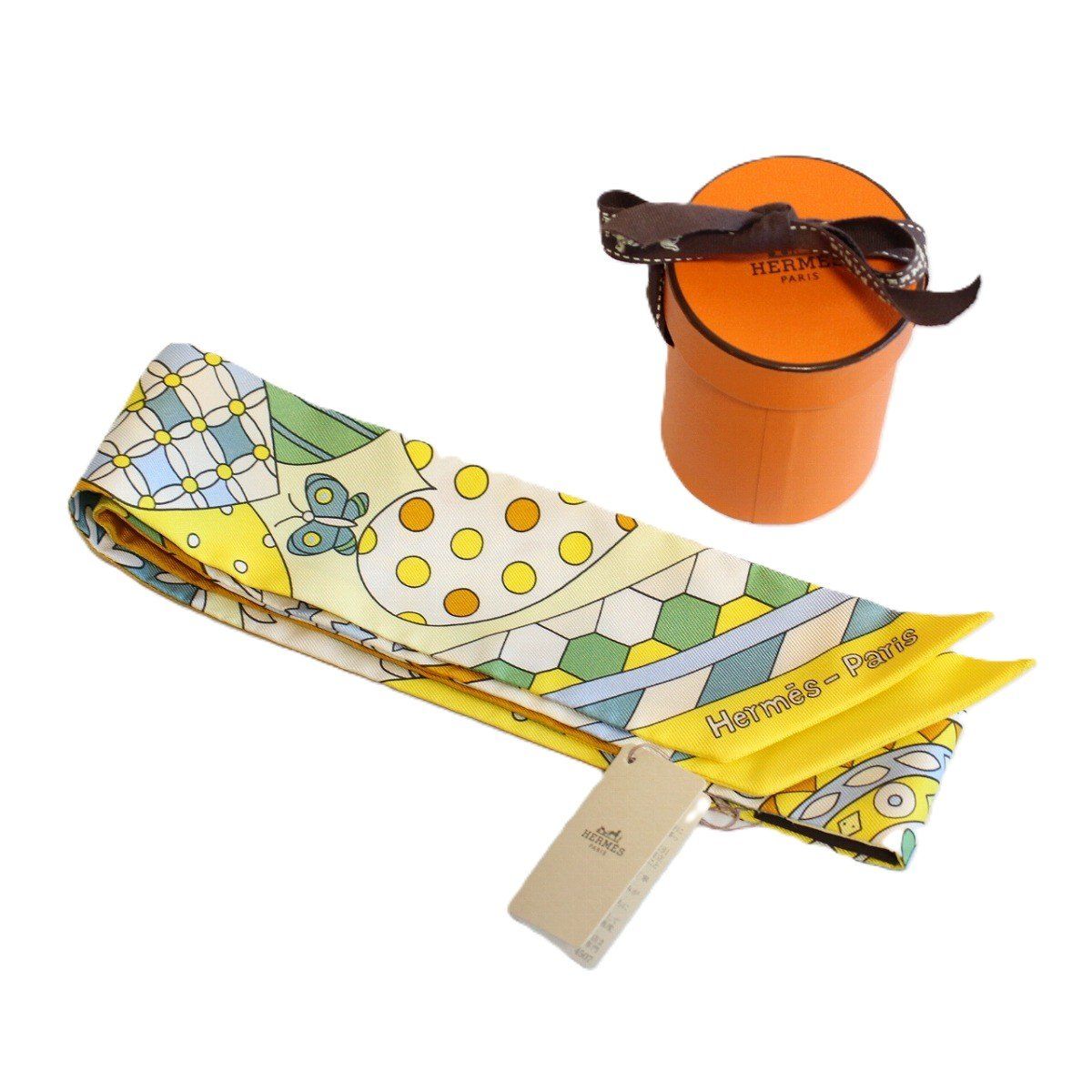 美品】HERMES エルメス ツイリー 森のささやき シルク100