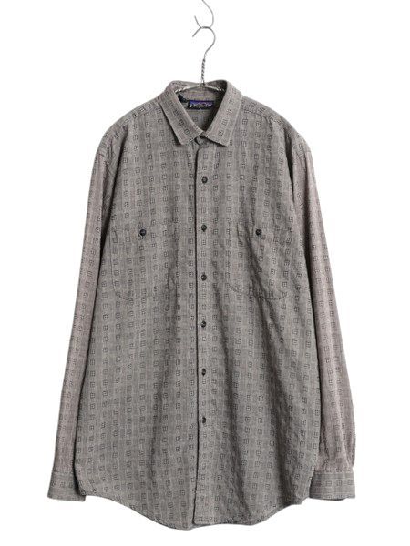 お得なクーポン配布中!】 90s パタゴニア 総柄 長袖シャツ メンズ M  