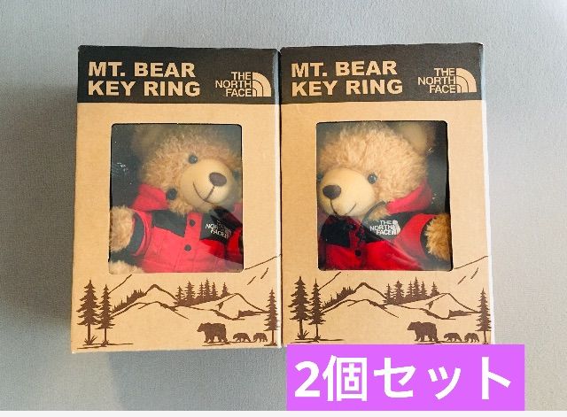 お歳暮 2025 ノースフェイスTHE 2個 キーリング韓国 マウンテンベア FACE NORTH キーホルダー・アクリルキーホルダー