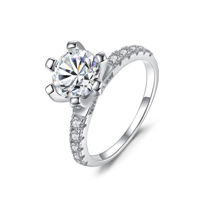 リング モアサナイト シルバー925 1.5ct msr030 - JEWELRY SUNFLOWER