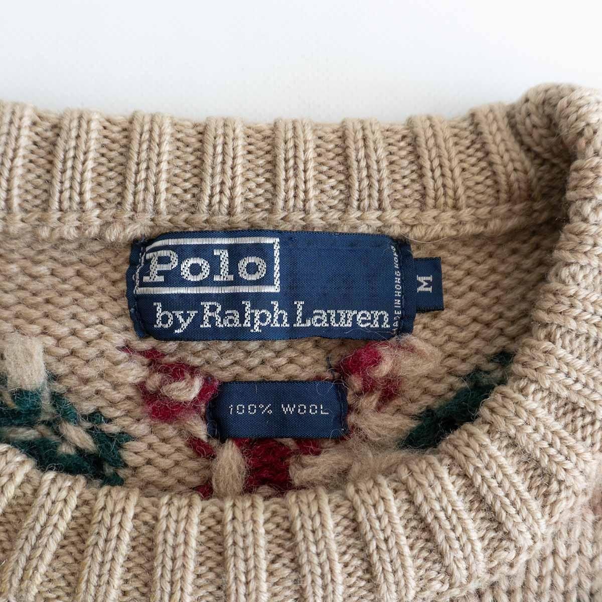 90s Polo Ralph Lauren ラルフローレン ニット スキーヤー 90年代 90s ポロ ラルフローレン │ヴィテージ古着屋Feeet 通販