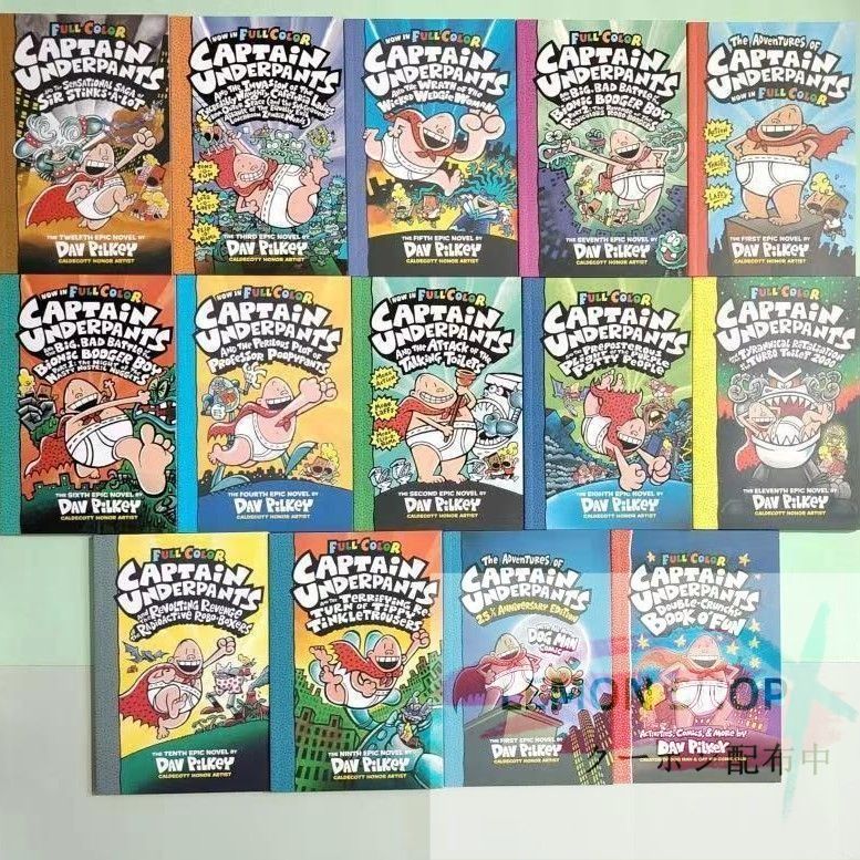 新品未使用 CAPTAIN UNDERPANTS 14冊セット 英語絵本 - メルカリ