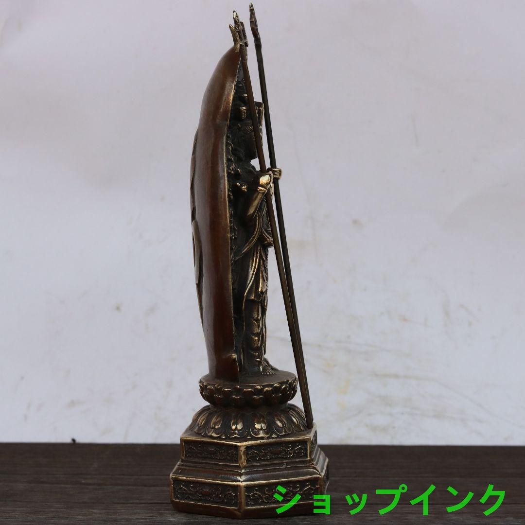 仏教美術 千手観音 銅製 仏像 彫刻 置物 開運 風水 - メルカリ
