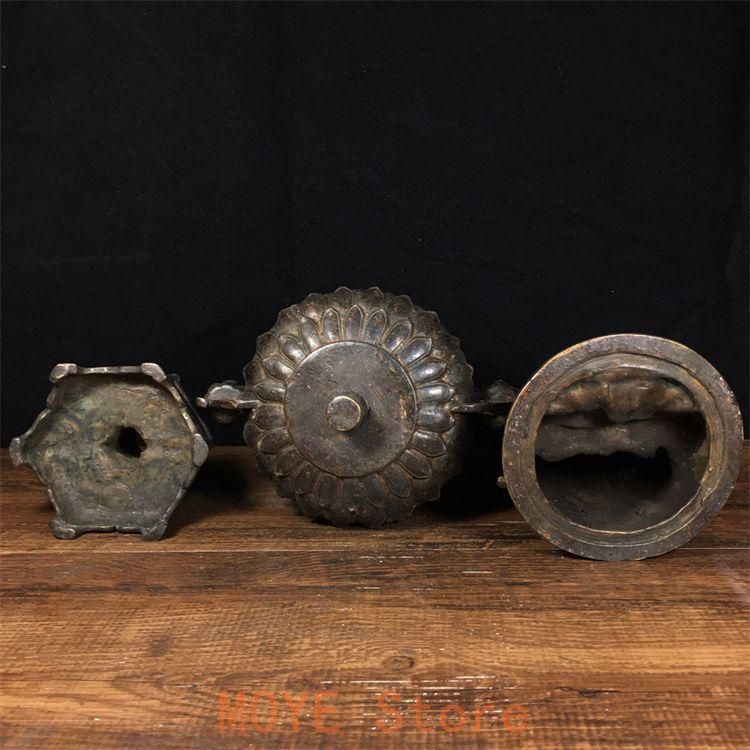 仏教美術  背もたれ坐蓮観音 仏像 銅製  銅器 仏像 四臂観音 銅製 22cm｜大阪の仏像通販・販売なら仏像専門店