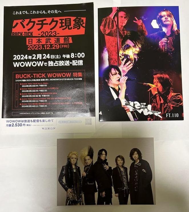 BUCK-TICK(バクチク) ファンクラブ 会報 110 |mercariメルカリ官方指定 