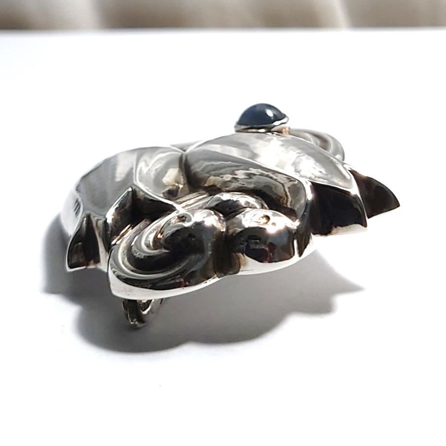 Georg Jensen ジョージジェンセン ブローチ 100C ムーンストーン 箱