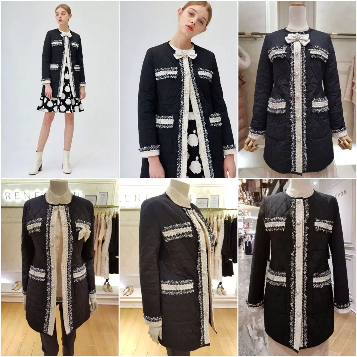 Ficce フィッチェ ヨシユキコニシ ニットセーター 総柄 ウール ラメ系