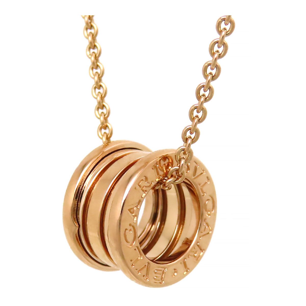 ブルガリ ビーゼロワン ネックレス 750 K18PG レディース BVLGARI ジュエリー