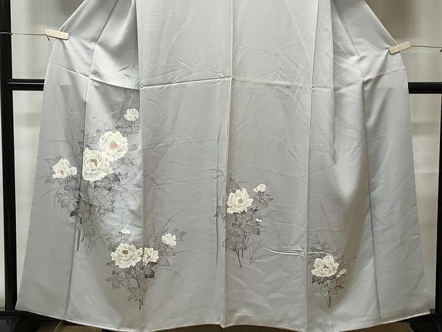 平和屋着物□訪問着 手描き 枝花文 正絹 逸品 CAAU0854yk - メルカリ 