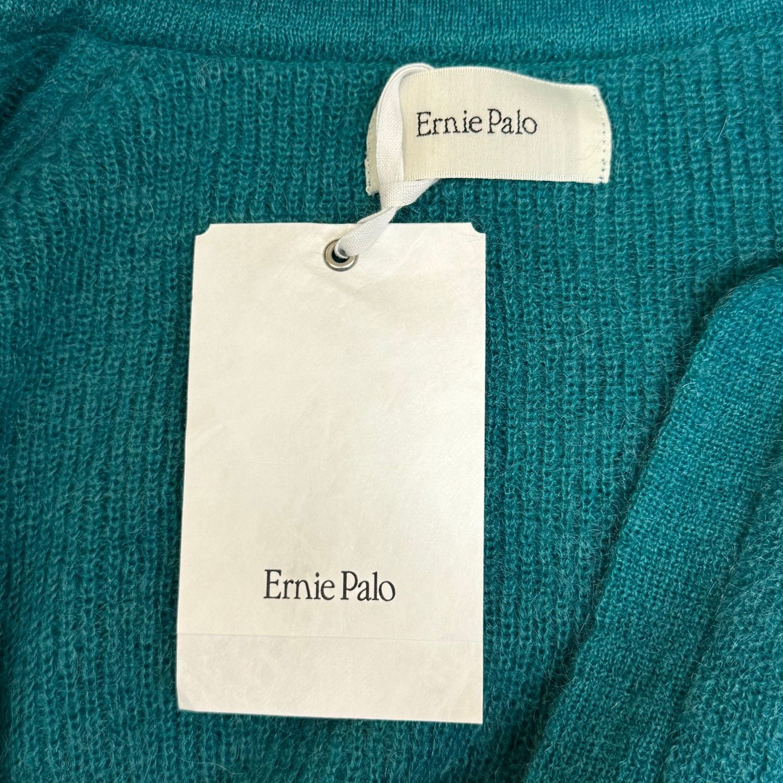 定価41800円 新品 Ernie Palo Mohair V Neck L/S Knit モヘヤVネック 