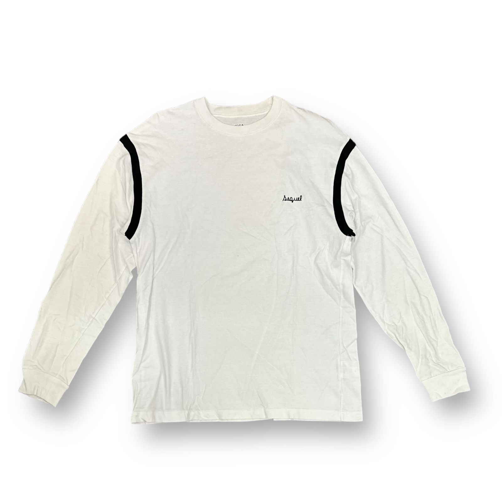 定価16500円 SEQUEL 21AW LONGSLEEVE T-SHIRT ロングスリーブTシャツ カットソー シークエル  SQ-21AW-LT-02 L 61933A4