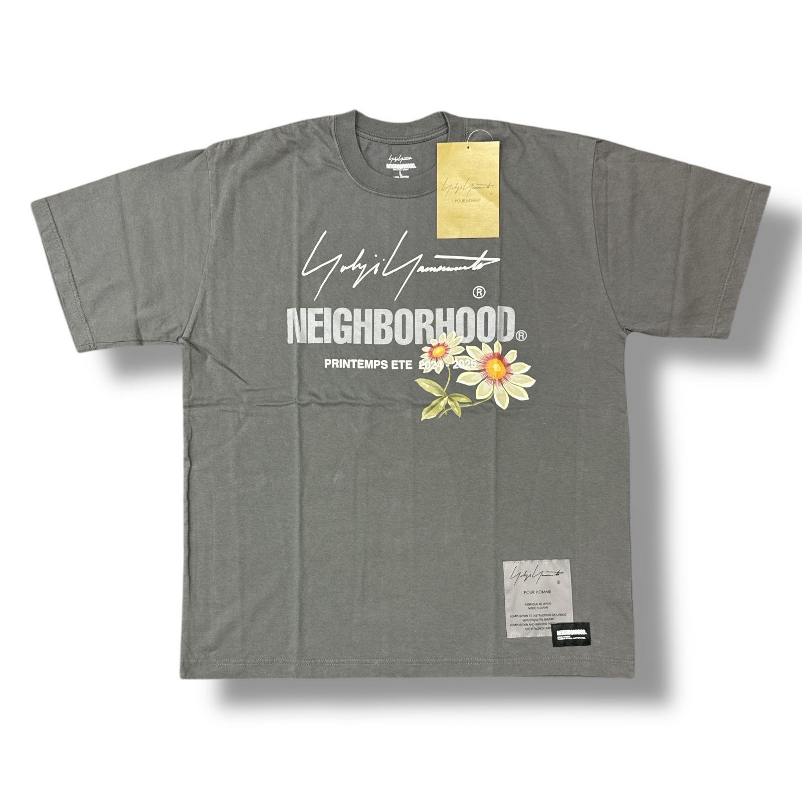 未使用品 Yohji Yamamoto × NEIGHBORHOOD 25SS TEE SS-1 コラボ