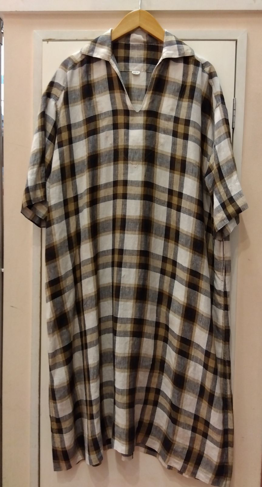 M17 45R 45rpm フォーティーファイブ リネン ワンピース 馬比古