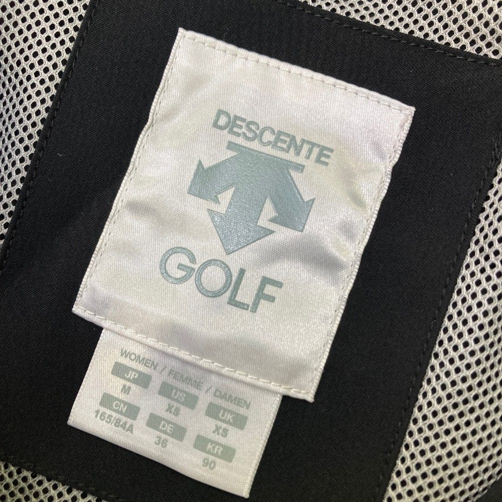 サイズ：M DESCENTE GOLF デサントゴルフ  裏メッシュジップジャケット  ブラック系 [240101423422] ゴルフウェア レディース ストスト サイズ：M DESCENTE GOLF デサントゴルフ 裏メッシュジップ