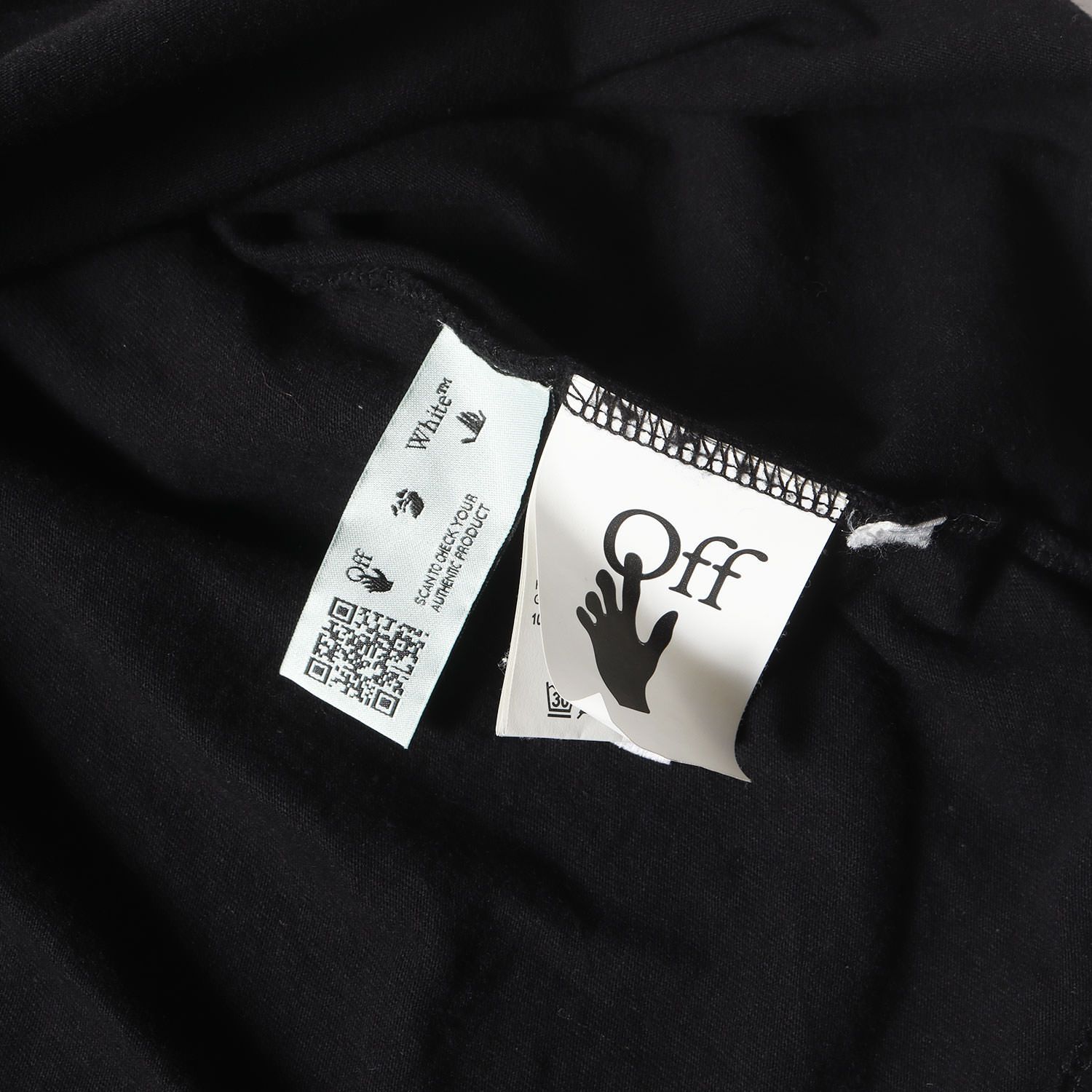 OFF-WHITE オフホワイト パーカー ブラック 黒 サイズ:L | 20AW 