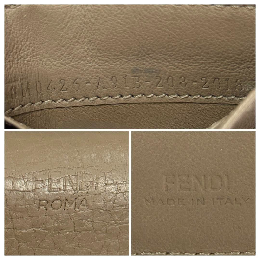 正規品 FENDI フェンディ ピーカブー マイクロ ウォレット レザー