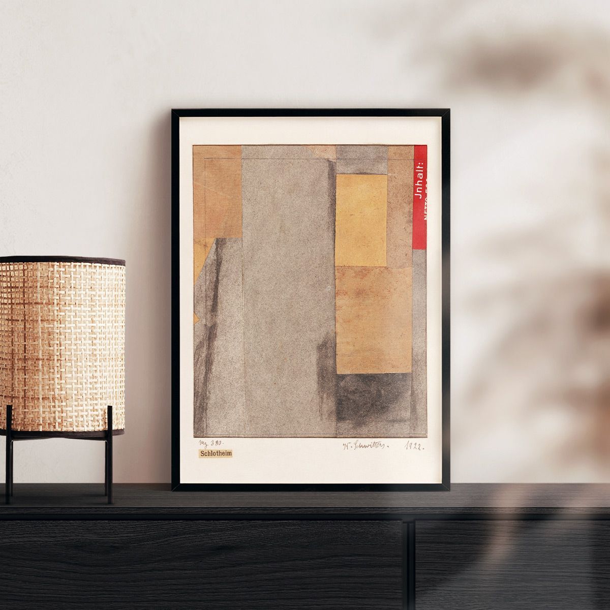 A4】クルト・シュヴィッタース Mz 380. Schlotheim コラージュ アート