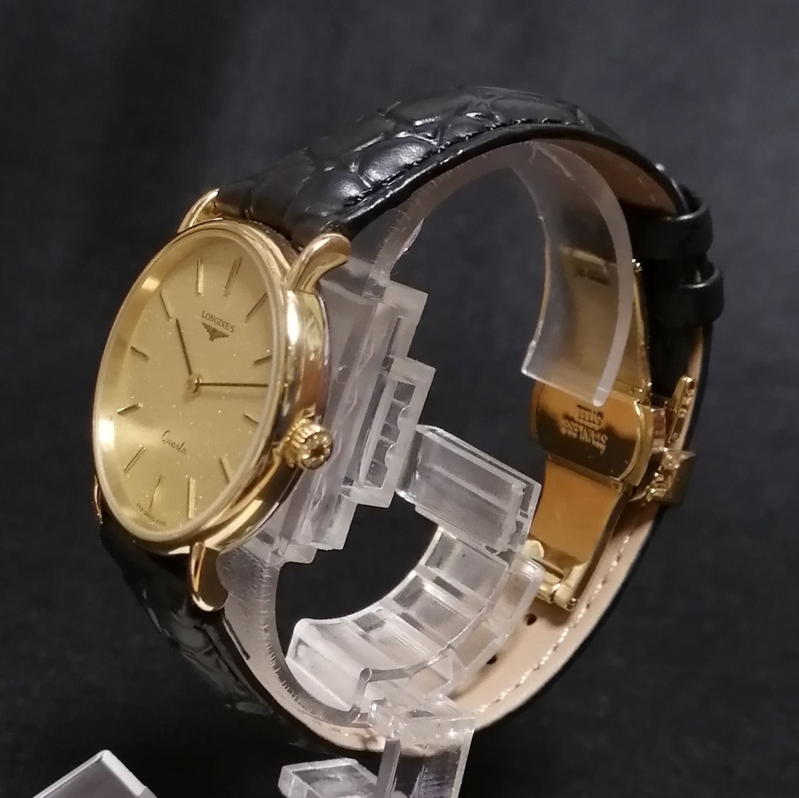 ロンジン☆LONGINES♢美品♪Qz♥稼働良好○メンズ腕時計□アンティーク 