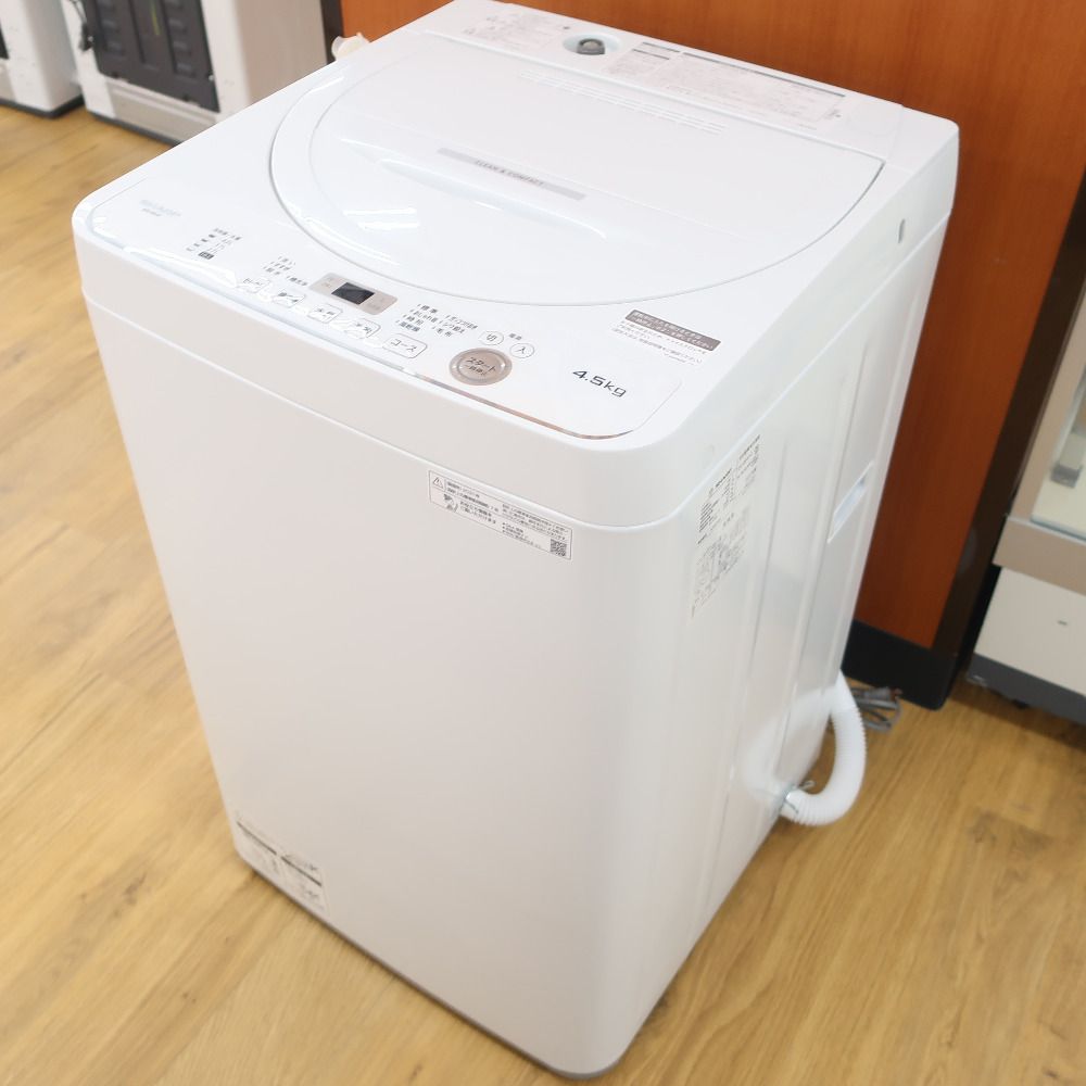 SHARP シャープ 洗濯機 全自動洗濯機4.5kgES-GE4F ?Amazon.co.jp 