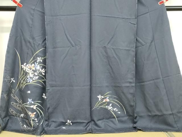 平和屋着物○訪問着 流水草花文 金彩 仮絵羽 正絹 逸品 未使用  