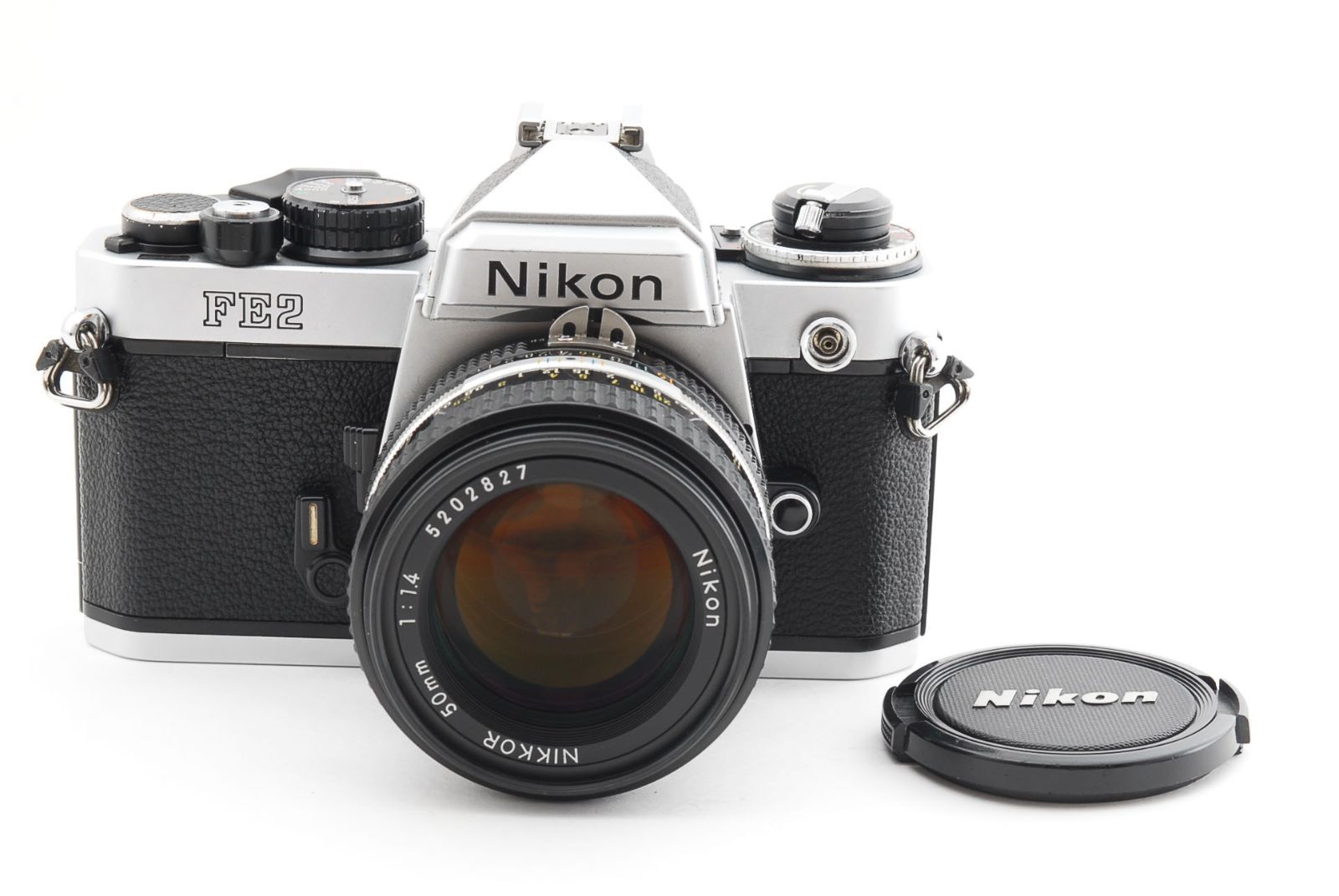 Nikon FE2 Silver データバック MF-16 + Ai-s Nikkor 50mm f1.4 ニコン