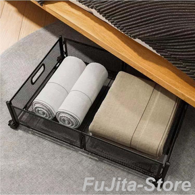 ベッド下 収納ボックス 2個組 ベッド下収納 収納ケース ベッド下収納ボックス キャスター付 隙間 収納 すき間 折りたたみ
