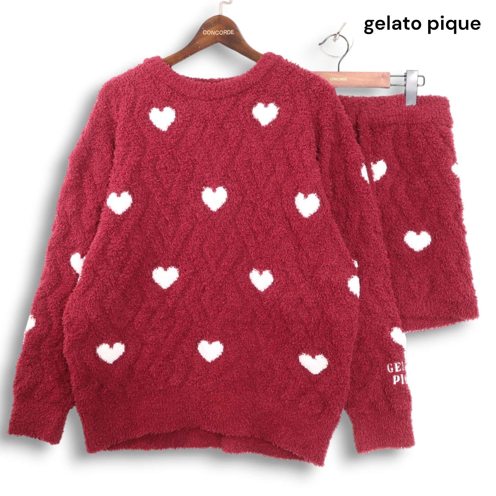 gelato pique ジェラートピケ ハート アラン♪ プルオーバー ショート 