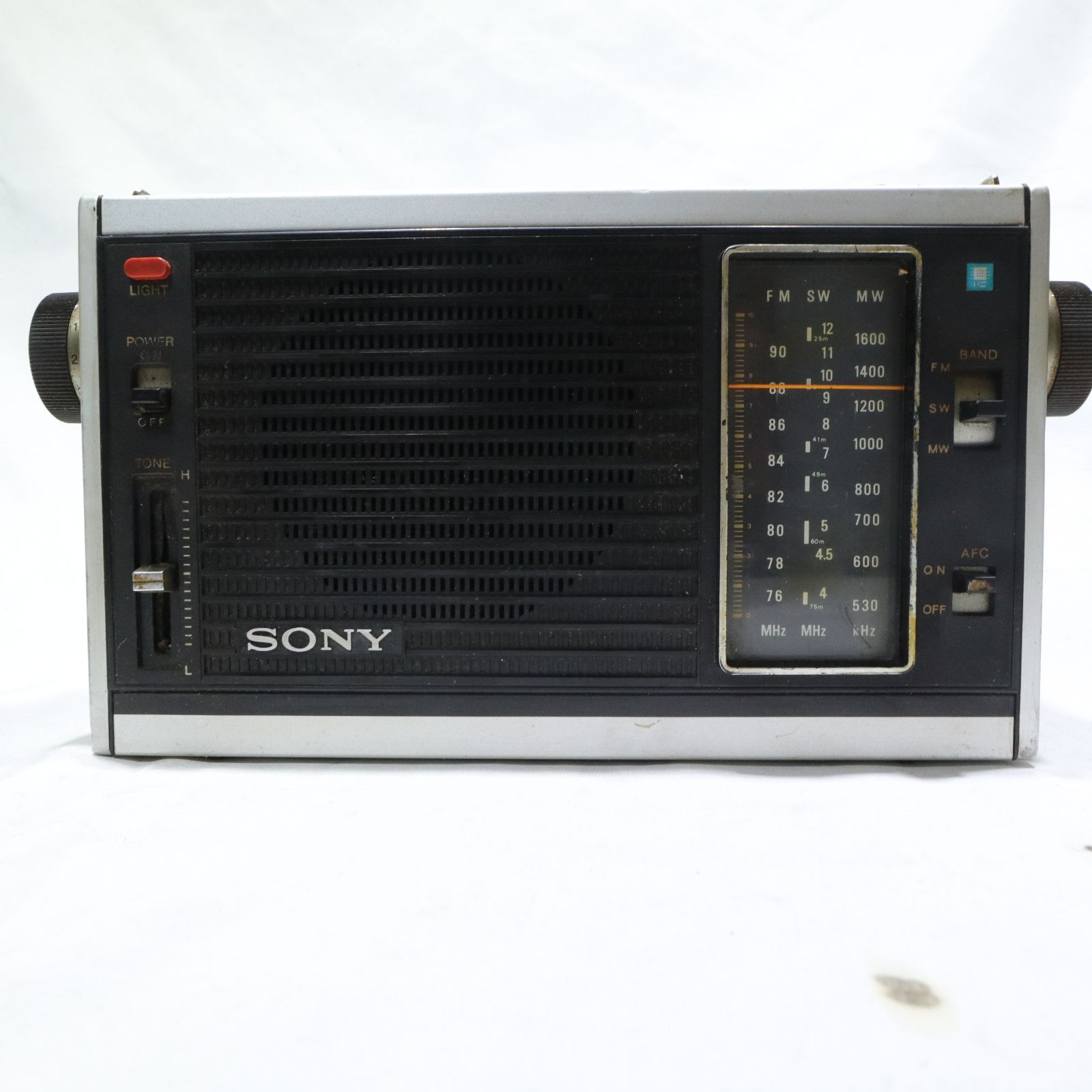 受信確認済/現状渡し/USB対応電源ケーブル付】SONY/ソニー ICF
