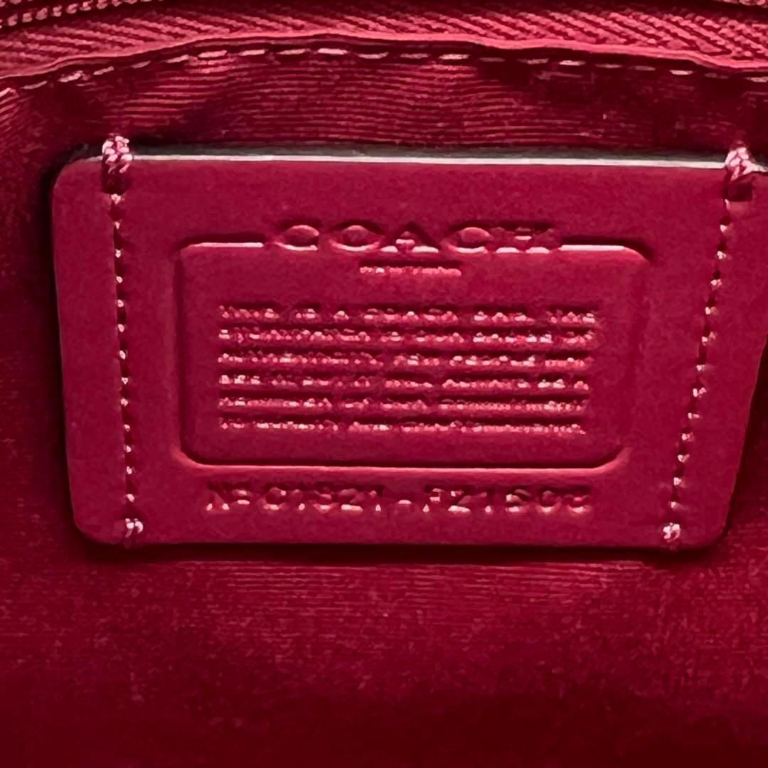 ✨️極美品✨COACH コーチ ミニ ベネット 2way ハンドバッグ レッド