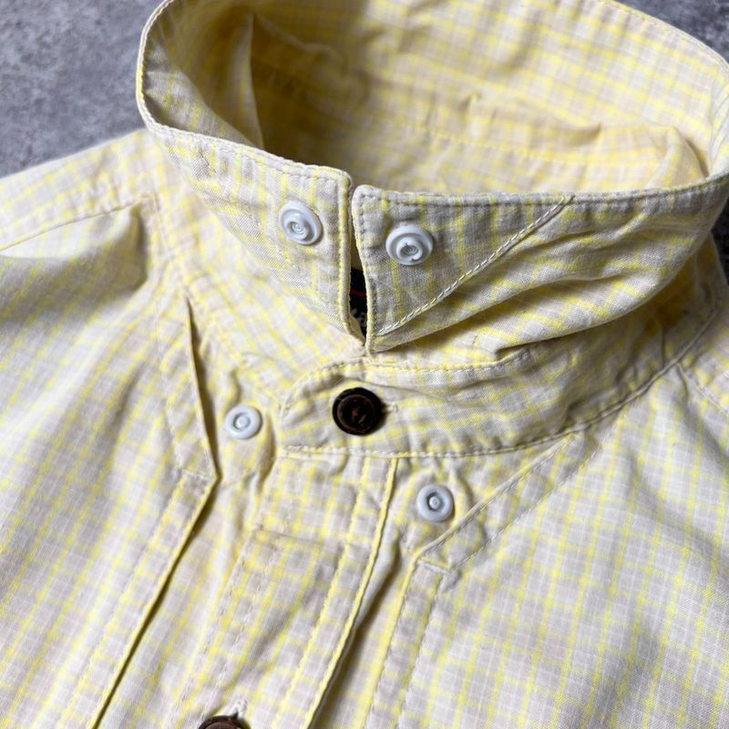 20年製 Patagonia チェック 長袖 アイランド ホッパー シャツ L
